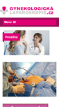 Mobile Screenshot of gynekologicka-laparoskopie.cz